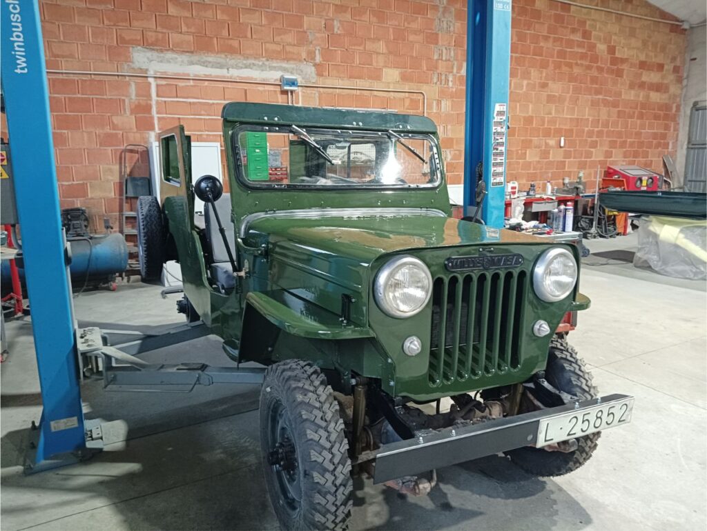 partes de coche verde